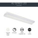 4U Series LED 120 LED Integrated 30 inch Textured White LED Under Cabinet